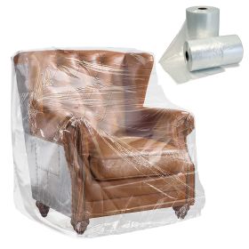 Pack of 250 General Furniture Covers on Roll 28 x 17 x 64. Clear Plastic Bags 28x17x64. Great for Home Furniture Care. 1 mil Ultra Thin Design. Ideal