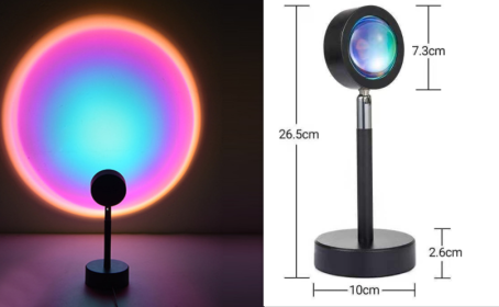 The Sun Never Sets Projection Sunset Atmosphere Light (Option: Rainbow)